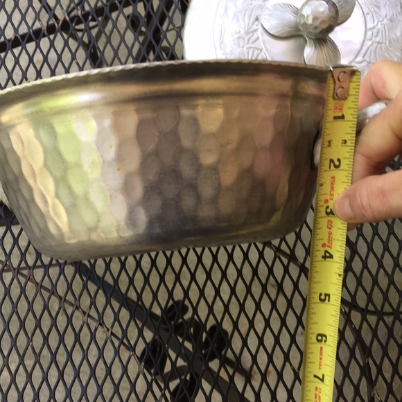 Hammered tin server - Picture 8 of 8